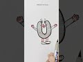 U Alphabet Calligraphy Art Tutorial/Cartoon Letters #calligraphyforbeginners #moderncalligraphy