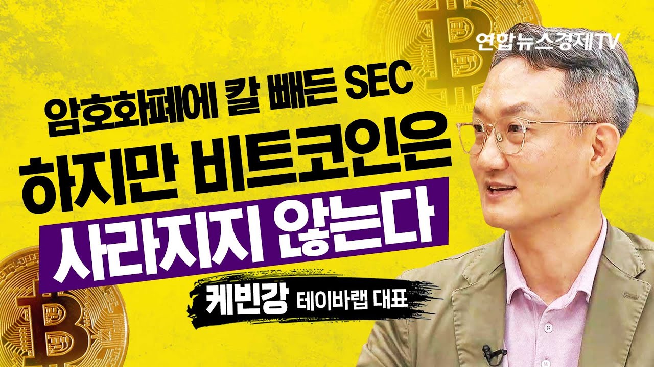 암호화폐에 칼 빼든 SEC 하지만 비트코인은 사라지지 않는다 (케빈강 테이바랩 대표) | 연합뉴스경제TV 230613 굿모닝인포맥스