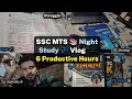 Real Life of an SSC MTS Aspirant | Daily Study Routine & Motivation #sscmts #studyroutine #ssc