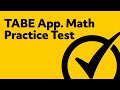 Best TABE Applied Math Practice Test