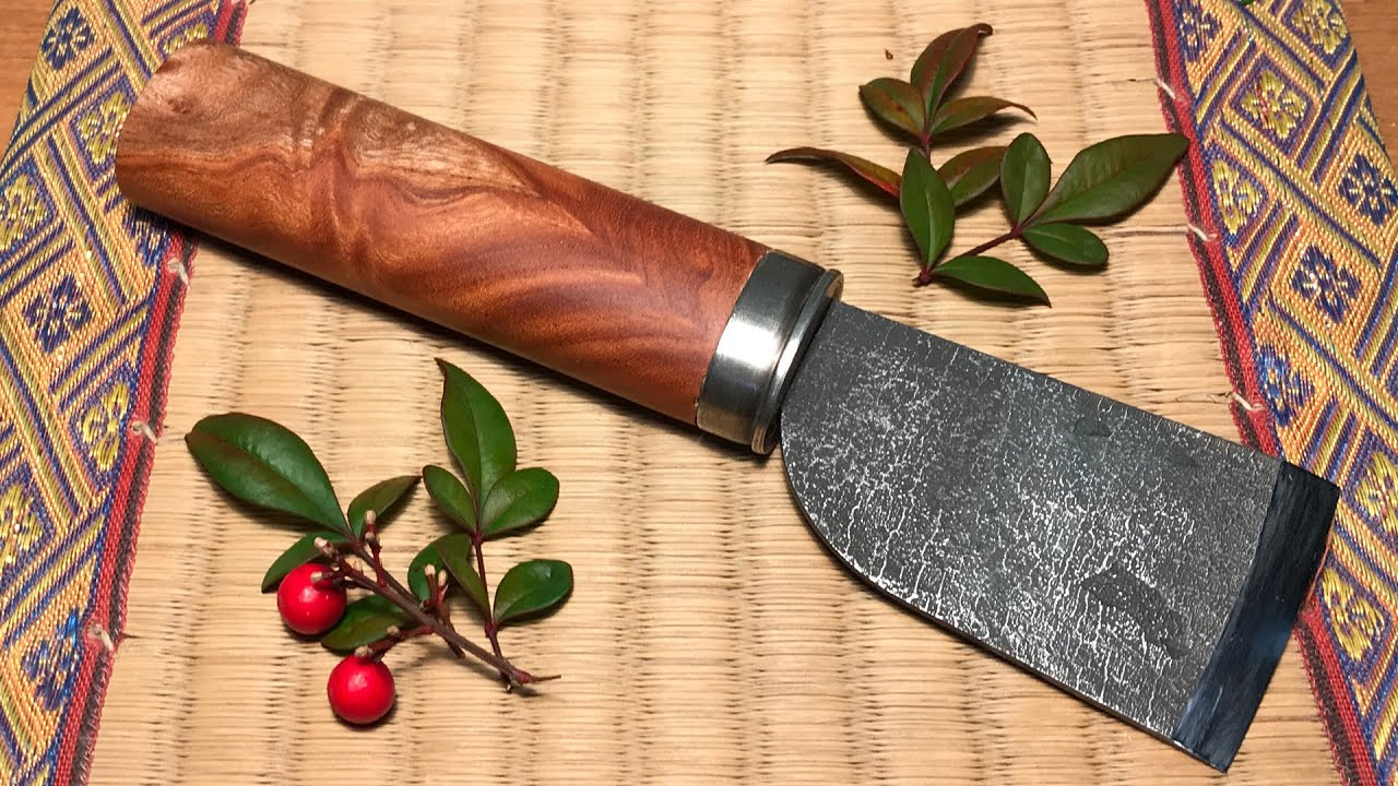 革包丁を作ろう。柄を作る。＃03-完成 Making a Japanese