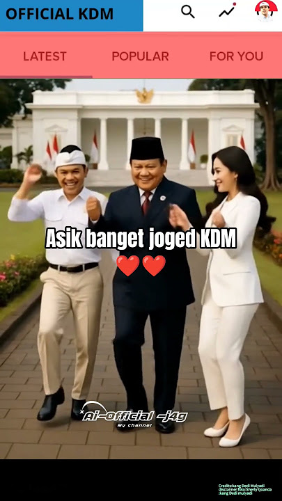 Joged Viral KDM Asik Banget ❤ #kangdedymulyadi #hiburan
