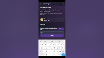 Amazon Success! | 29 August TapSwap Code Today | Phone Based Side Hustles tapswap code