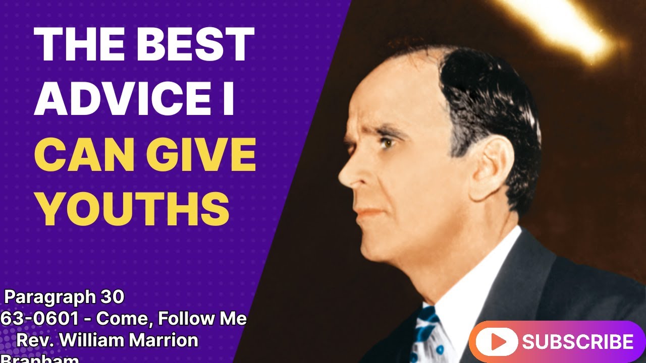 [Must Watch] Branham Reveals The Best Advice He Can Give To The Youths