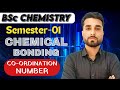 Chemical Bonding &amp; Molecular Structure: Coordination Number | BSc Chemistry Semester-1 | By Prem Sir