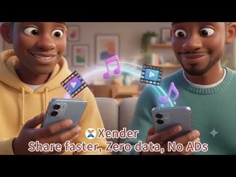 Xender: Share faster, Zero data, No ADs