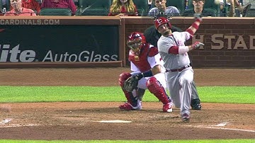 CIN@STL: Holt drives in Barnhart with RBI double