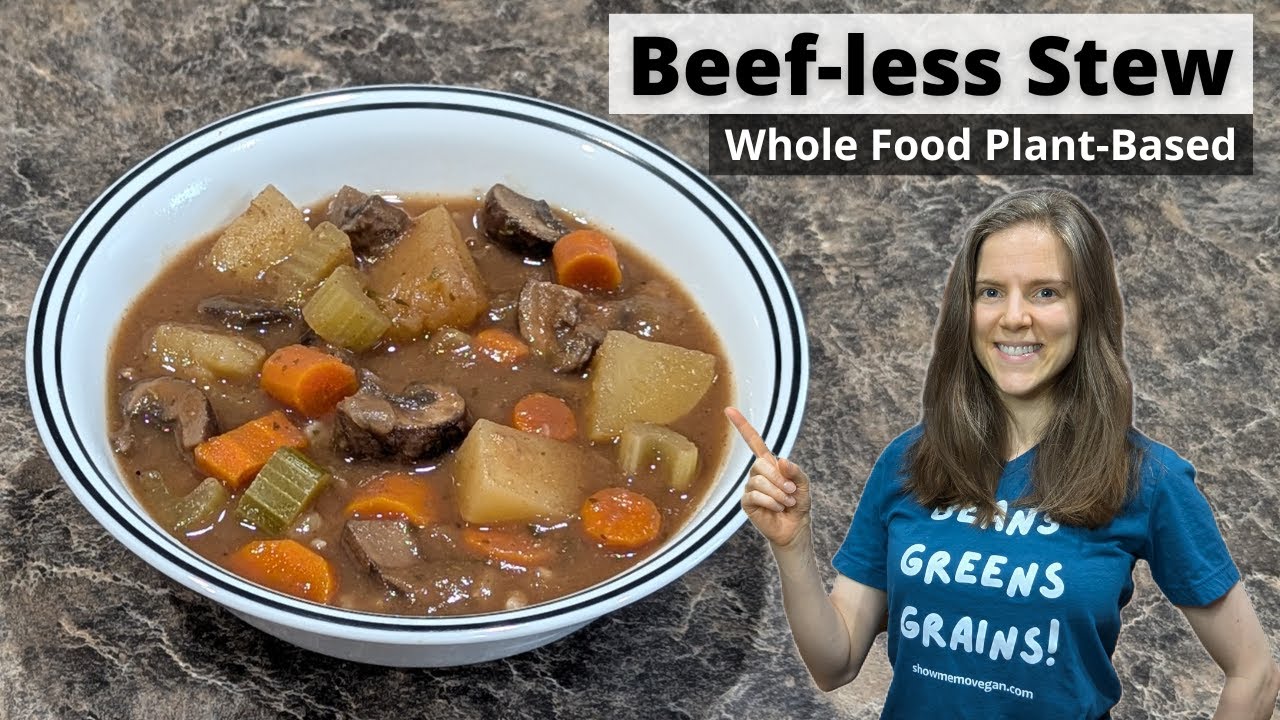Рецепт рагу без говядины — из цельных растительных продуктов