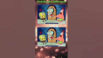 Spot the difference #findthedifference #shorts #guess #brainteaser #spongebob #viral #funny