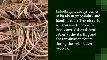 What are the Steps to Follow for Effective Network Cabling Installation in Dubai?