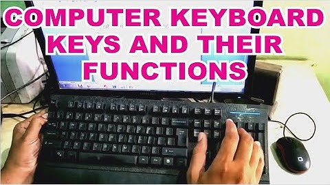 Computer keyboard keys and their functions in tamil