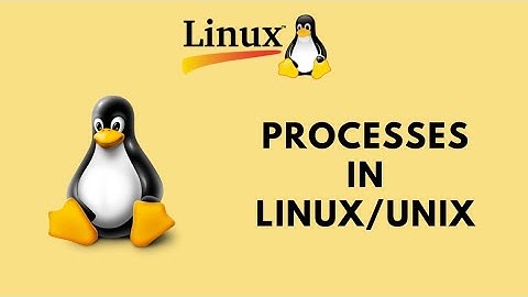 Processes in Linux/Unix
