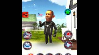 Talking Obama 2 on iPad screenshot 2