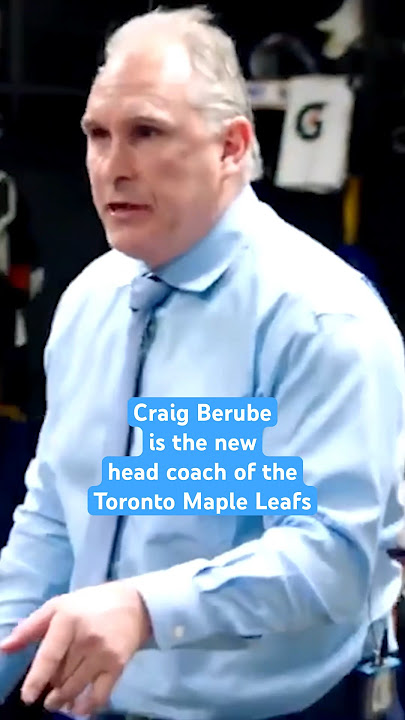 Craig Berube Is The New Head Coach Of The Toronto Maple Leafs 👀