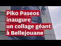 Vido poitiers  le street artist piko paseos ralise une uvre colossale  bellejouane