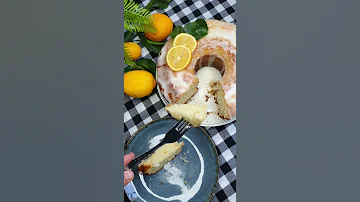 الذ كيكة بالليمون بمكونات سهلة وبسيطة 