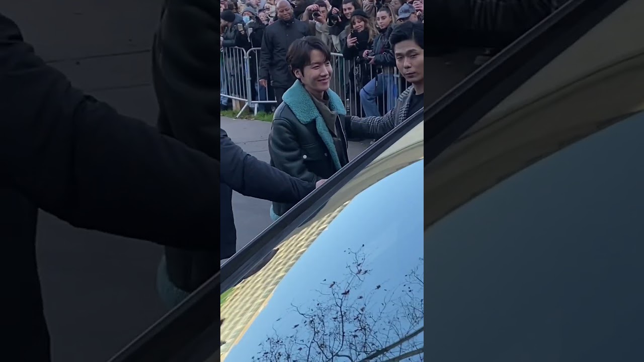 J-Hope at Hermès show Paris Fashion Week 