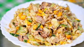 I COOK IT CONSTANTLY! 5 Minute Tuna Salad | Cooking with Tanya by Кулинарим с Таней 2.0 188,244 views 1 month ago 4 minutes, 59 seconds