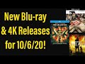 New Blu-ray & 4K Releases for 10/6/20!