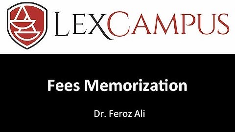 General formula to remember fees for various applicants