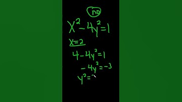 How to Determine if the Equation x^2 - 4y^2 = 1 Defines y as a Function of x #shorts