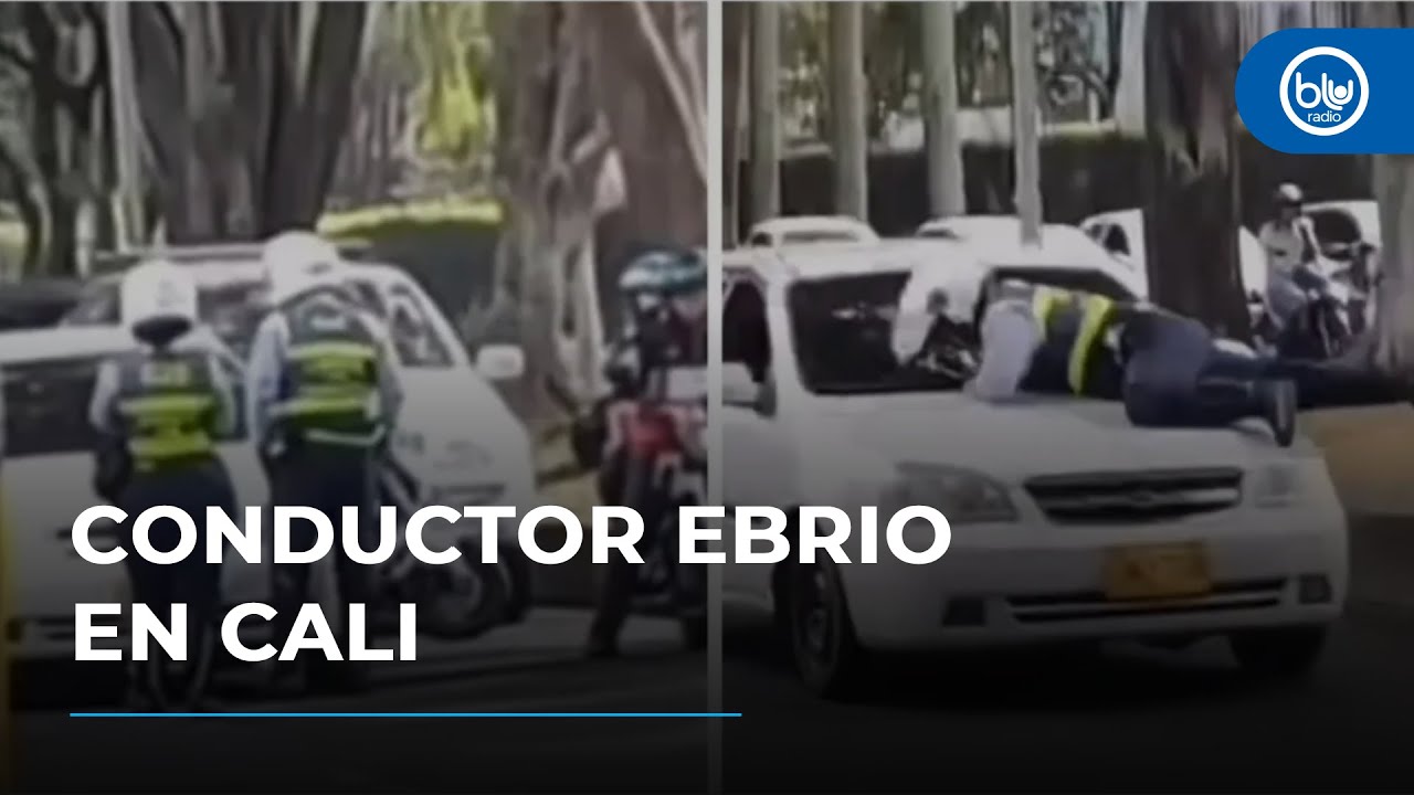 Conductor ebrio arrastra a agente de tránsito en Cali y es capturado ...