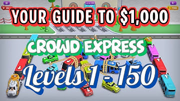 [$1,000] Crowd Express - Levels 1 through 150 GUIDE |FREECASH | EARNLAB | MISTPLAY | SWAGBUCKS