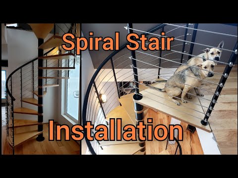 Video: Spiral staircase: dimensions, design, installation, materials