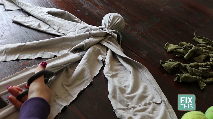 DIY Dog Toys - EASY Use old t-shirts