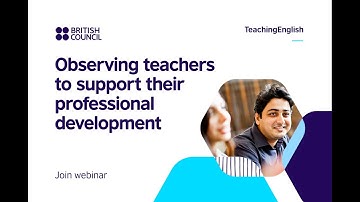 Observing teachers to support their professional development
