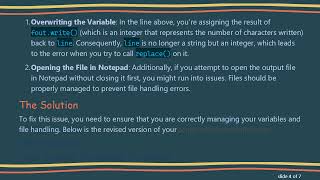 Fixing the AttributeError: 'int' object has no attribute 'replace' in Python Scripts