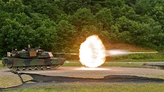 Tanks Conducting Live Fire Exercise In Lithuania