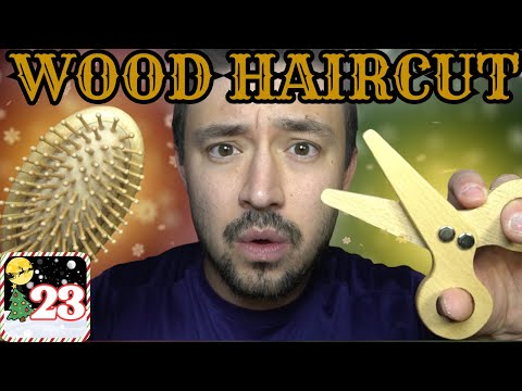 🎄 Wooden Haircut 🪵 & OTHER Random ASMR Triggers 🤯 | Day 23 Christmas LIVES 🎅
