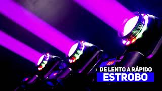 Kit 2 Cabezas Roboticas Titan Beam 80w con Maleta SUPERBRIGHT video Kit 2 Cabezas Roboticas Titan Beam 80w con Maleta SUPERBRIGHT video