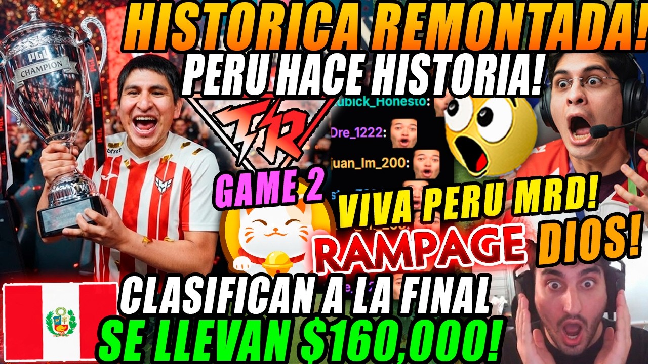 😮HISTORICA REMONTADA😮CLASIFICAN A LA FINAL Y SE LLEVAN $160,000!😮PLAY TIME VS TEAM RESILIENCE GAME 2