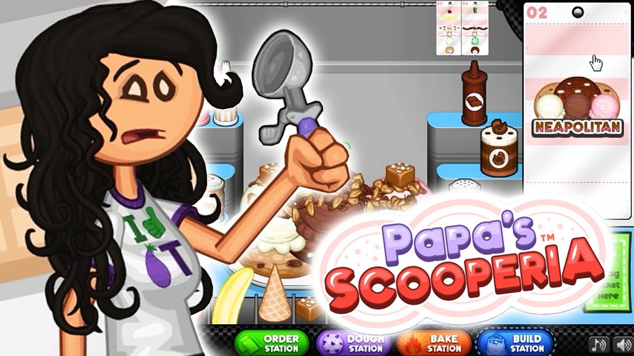 Papa's Scooperia em Jogos na Internet