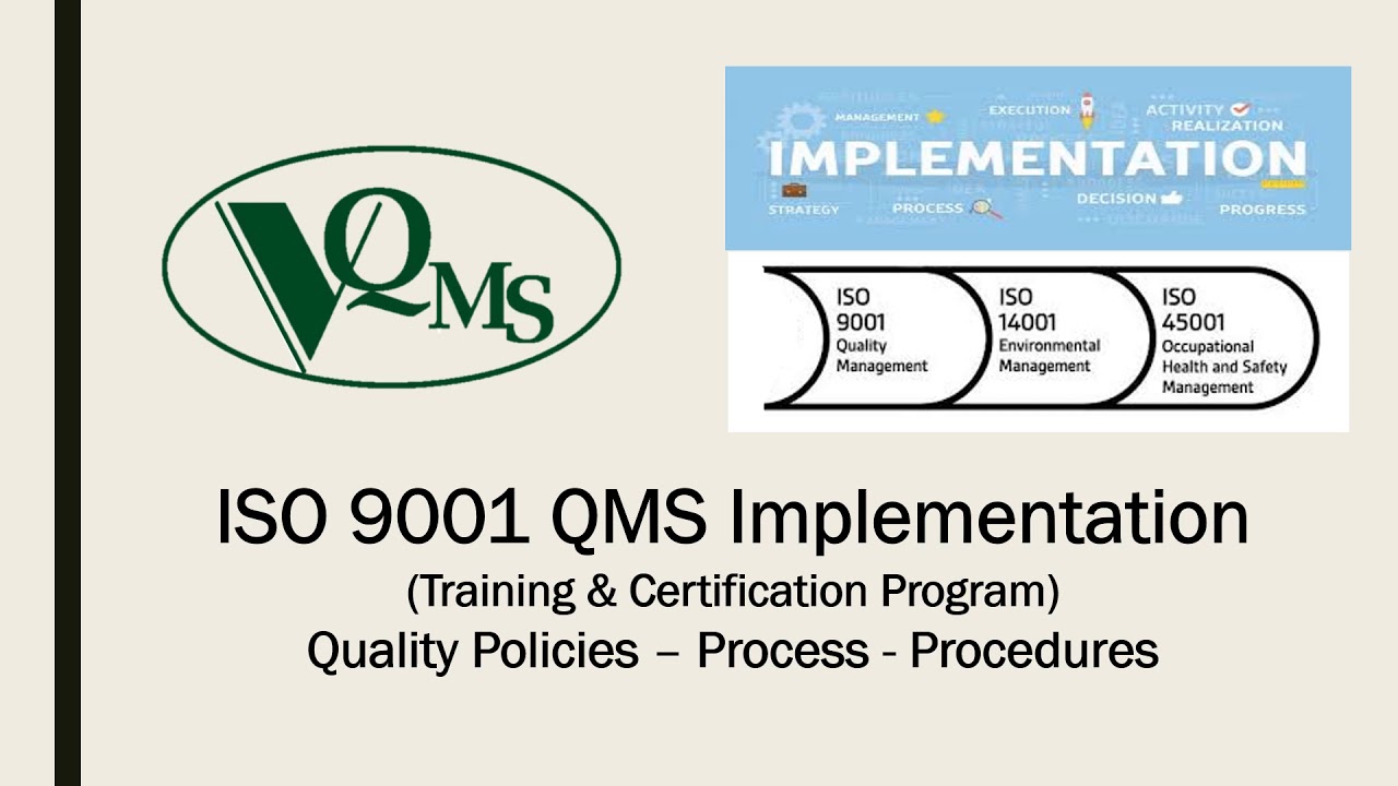 ISO 9001 implementation - YouTube