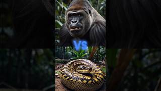 Gorilla Crushes Giant Python in Savage Jungle Battle! Wealth