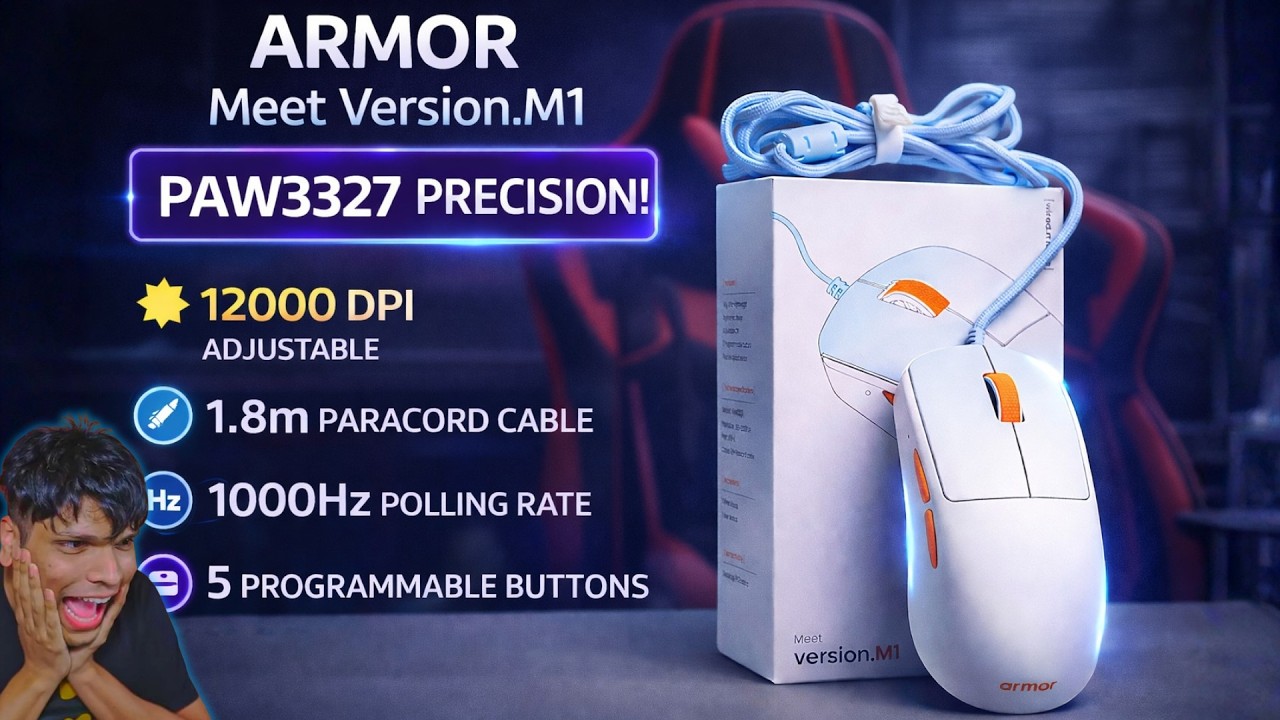 Armor Version M1 Review – 5 Programmable Buttons & High Speed Tracking ...