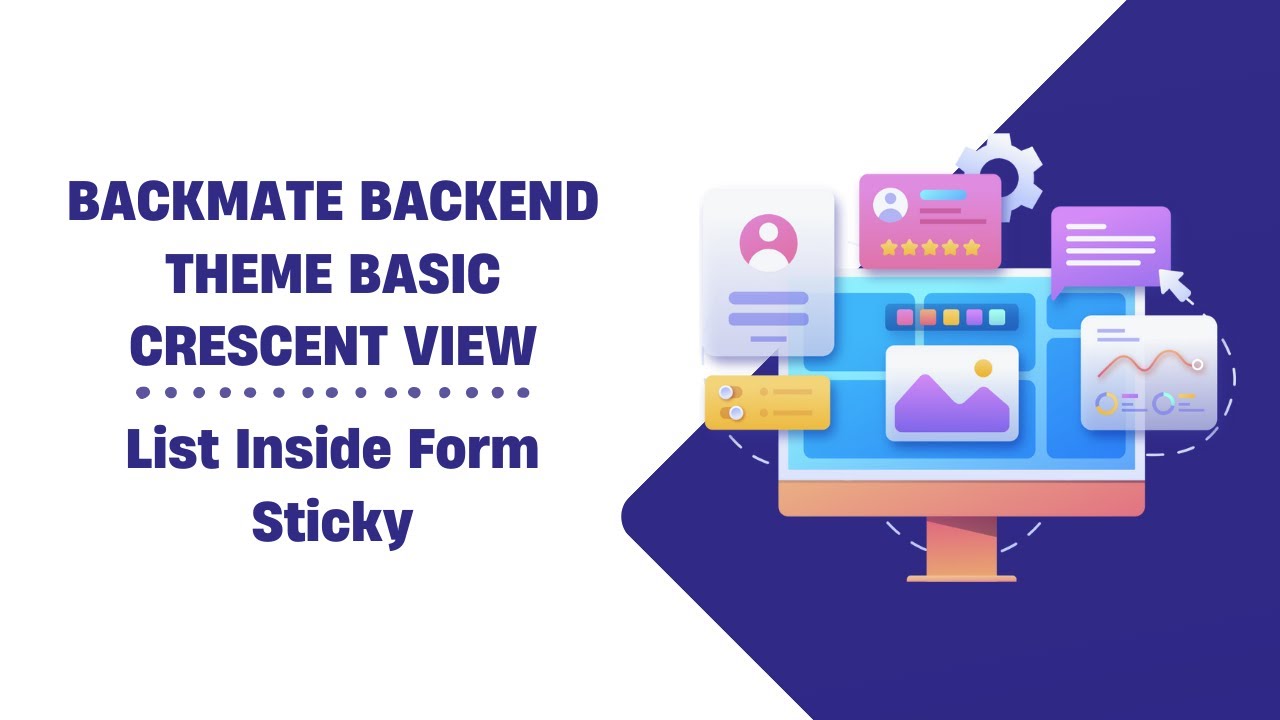 Backmate Backend Theme Basic with Crescent View - List Inside Form Sticky Odoo