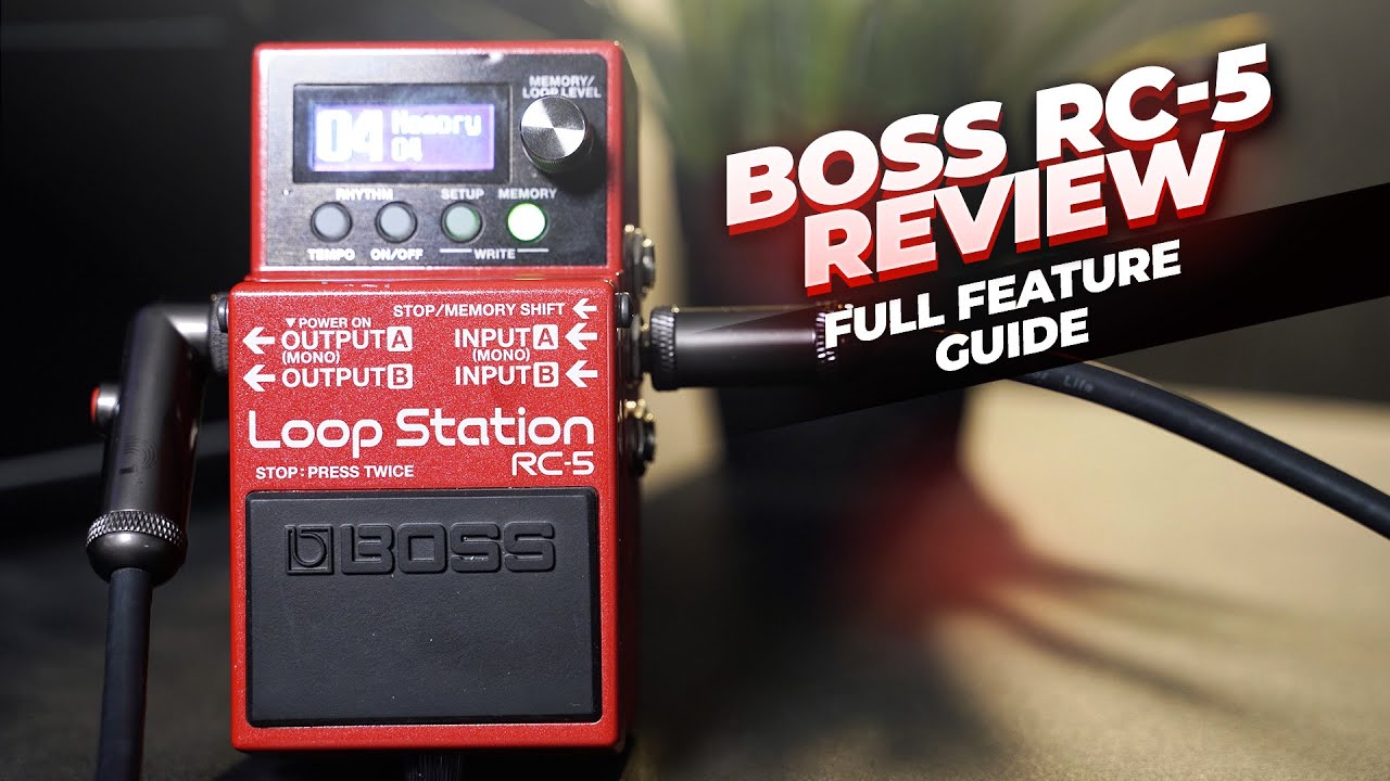 BOSS RC-5 Loop Station - Our Most Advanced Compact Guitar Looper 