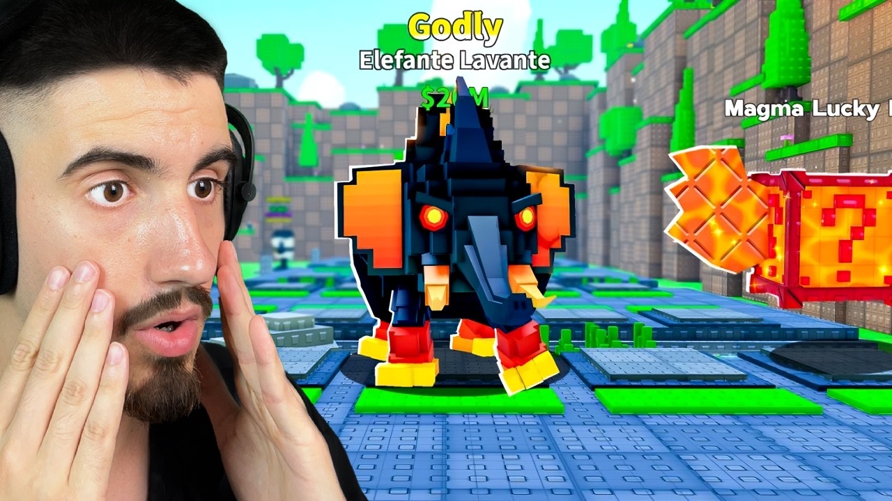 MAGMA MONDAY ADMIN ABUSE! ROBLOX SURVIVE LAVA FOR BRAINROTS