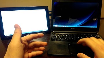 Microsoft Surface RT with Motorola Atrix Lapdock