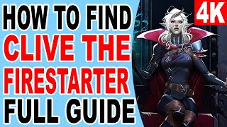 V Rising How to Find Clive the Firestarter Location