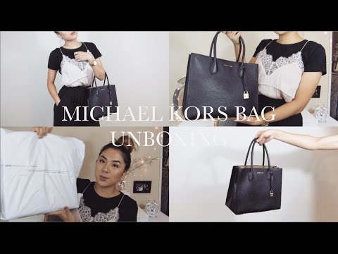 Michael Kors Large Mecer Tote UNBOXING & FIRST IMPRESSION 