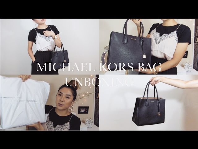 What's In My Michael Kors Mercer Bag + Review 