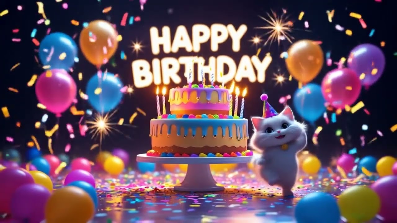 Happy Birthday 🎂🎈| Celebration Brithday song 🎁| countdown for birthday wishes ✨🎉