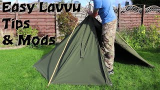 Simple Lavvu Tips & Mods - Polish Laavu Canvas Tent