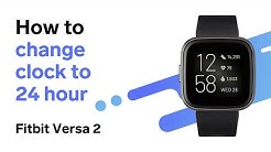 How to Change Clock to 24 Hour (on Fitbit Versa 2)