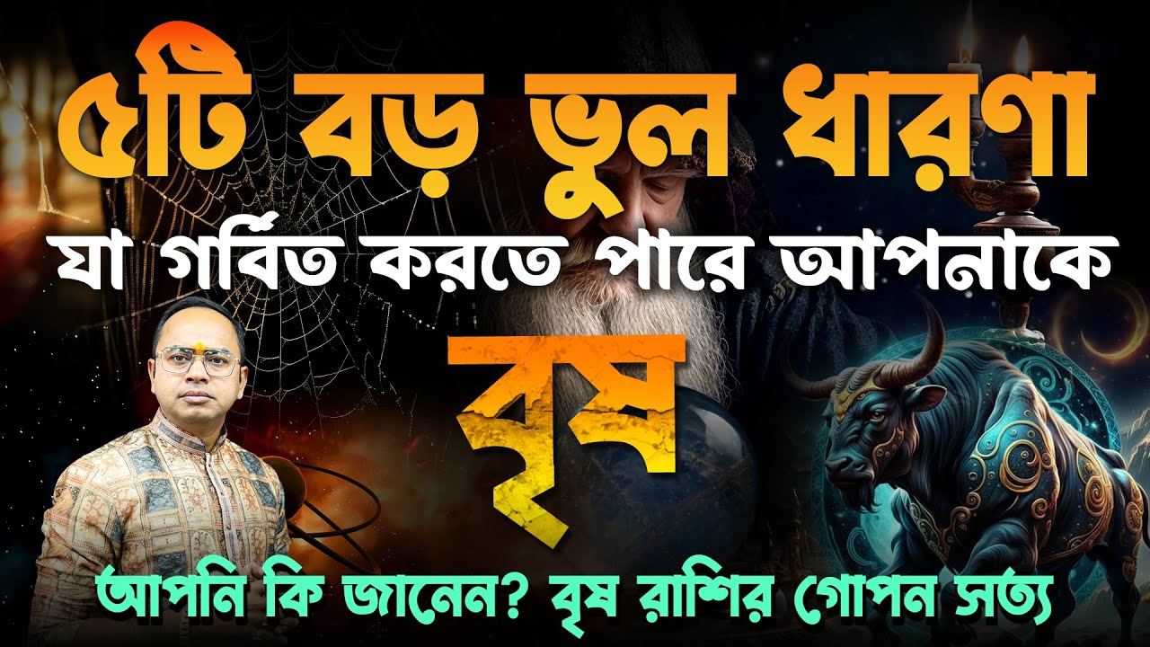 ♉ বৃষ রাশির ৫টি ভুল ধারণা 👉 যা আপনাকে গর্বিত করতে পারে | Brish Rashi Facts | Bengali Astrology